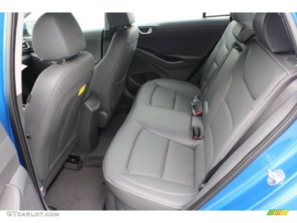 2018 Ioniq Hybrid Limited - Electric Blue Metallic / Charcoal Black photo #26