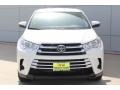 2018 Blizzard White Pearl Toyota Highlander LE  photo #2