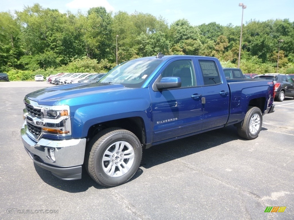 2019 Silverado LD LT Double Cab 4x4 - Deep Ocean Blue Metallic / Jet Black photo #1