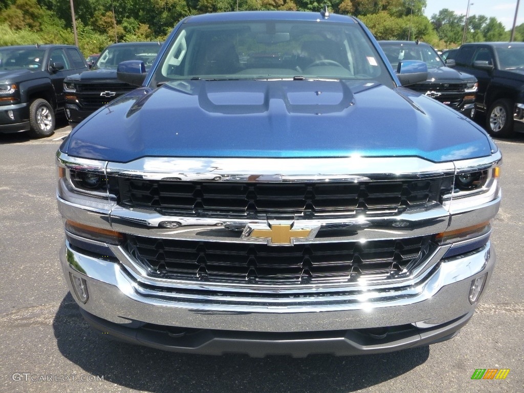 2019 Silverado LD LT Double Cab 4x4 - Deep Ocean Blue Metallic / Jet Black photo #8