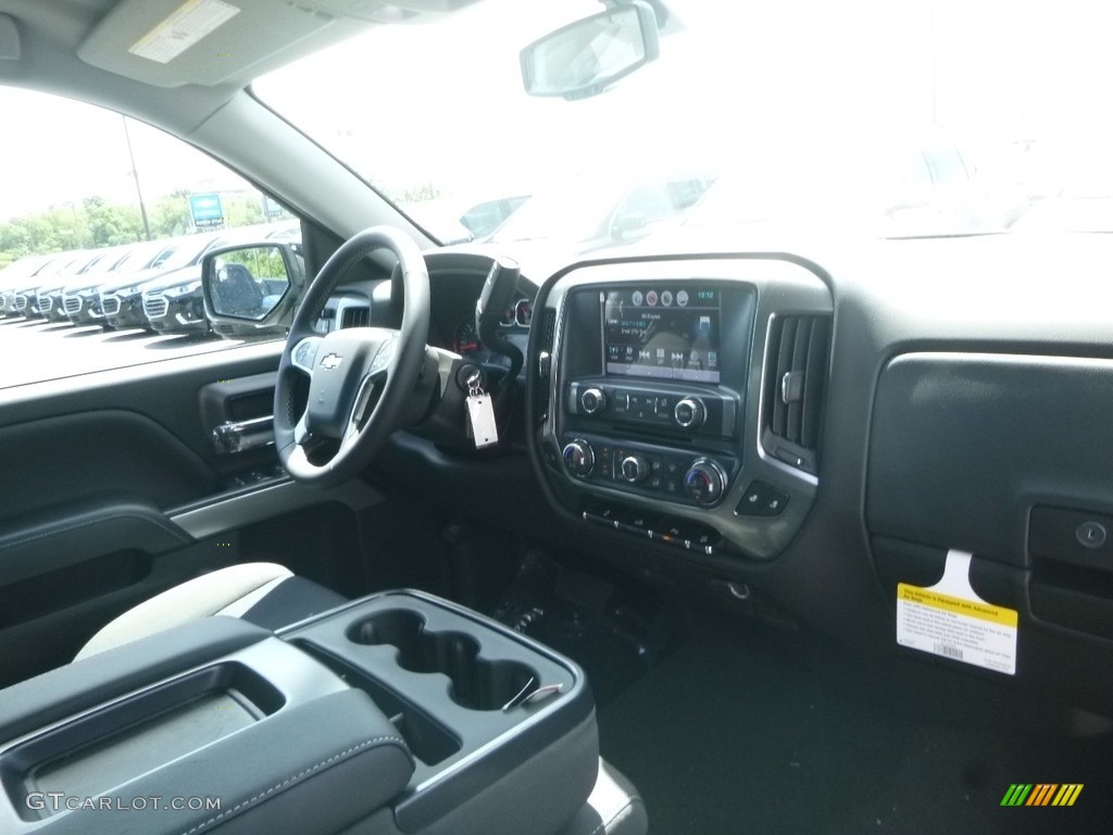 2019 Chevrolet Silverado LD LT Z71 Double Cab 4x4 Midnight Edition Jet Black Dashboard Photo #128377936