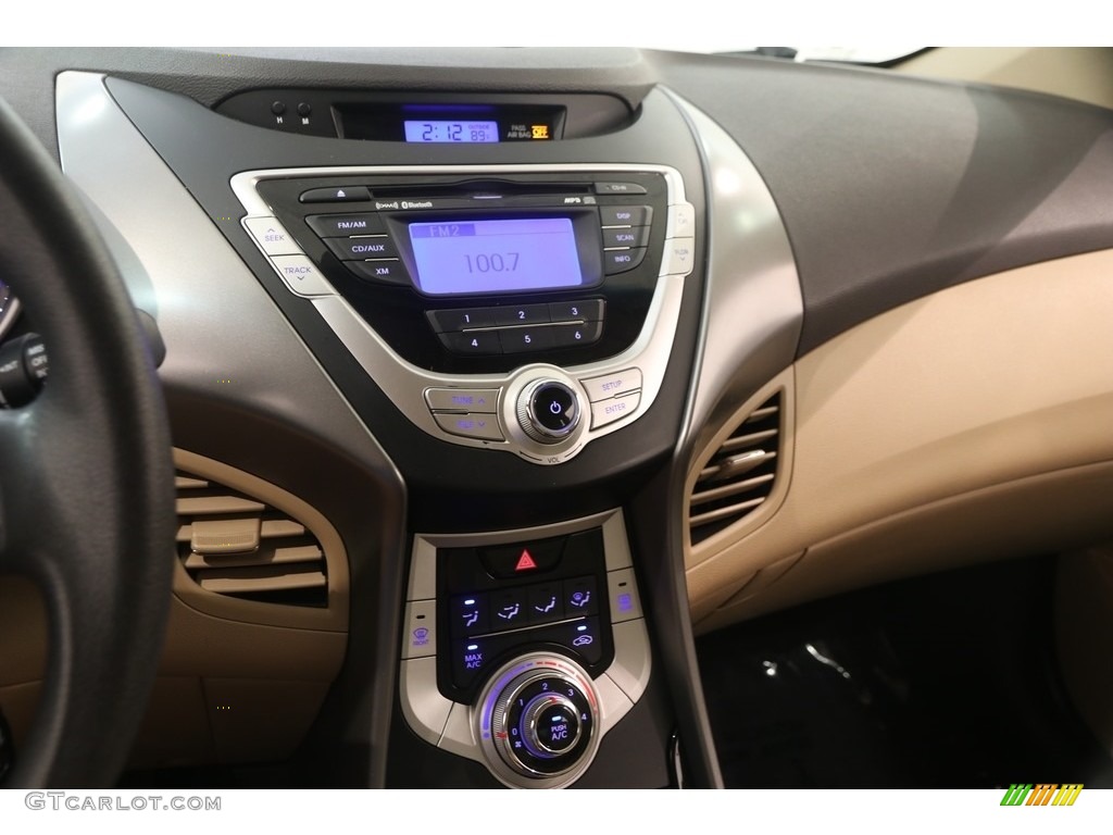 2012 Elantra GLS - Red Allure / Beige photo #9