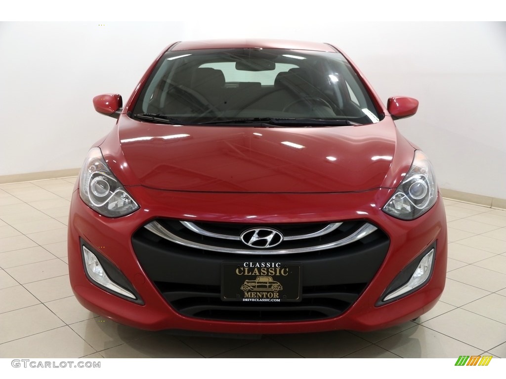 2013 Elantra GT - Red / Black photo #2