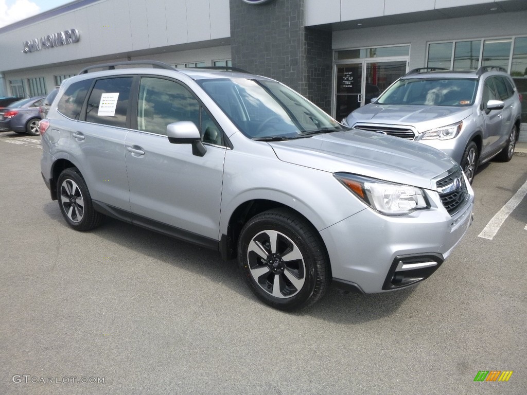 2018 Forester 2.5i Limited - Ice Silver Metallic / Black photo #1
