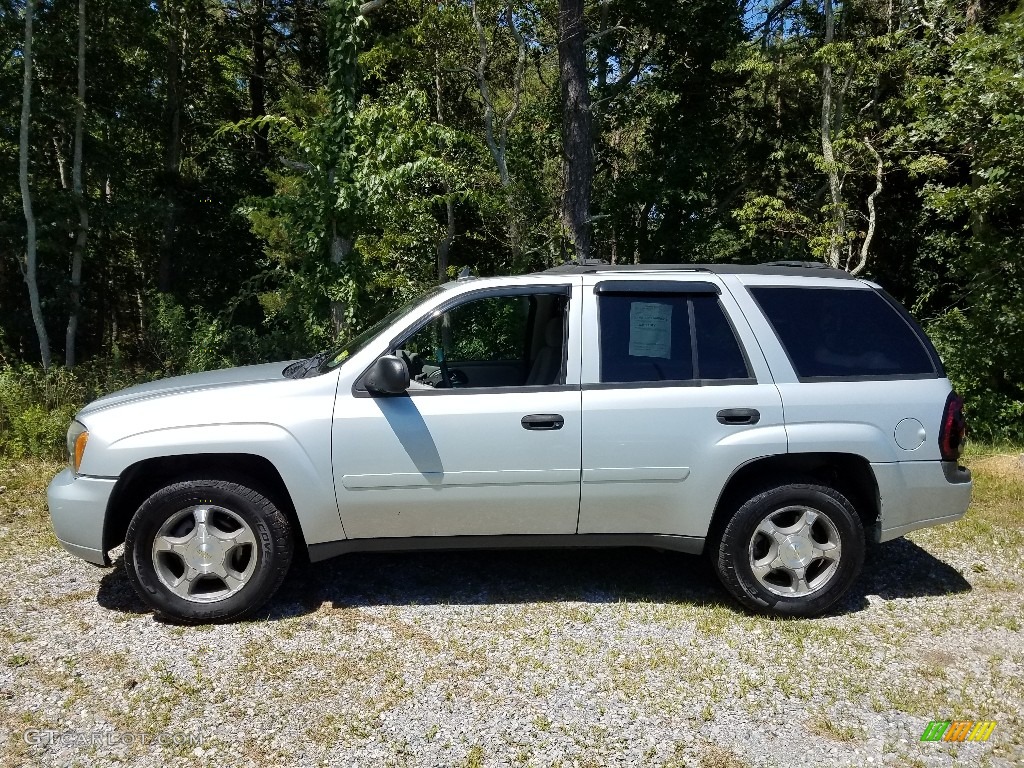 2007 TrailBlazer LS 4x4 - Silverstone Metallic / Light Gray photo #5