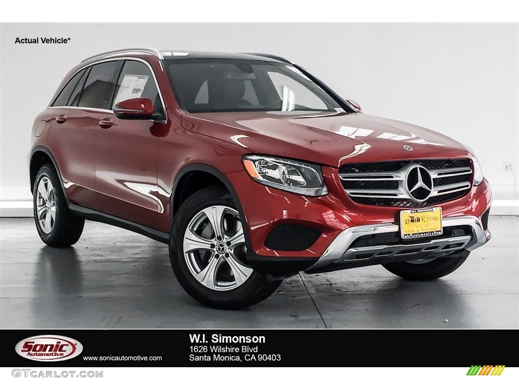 2018 GLC 300 - designo Cardinal Red Metallic / Black photo #1