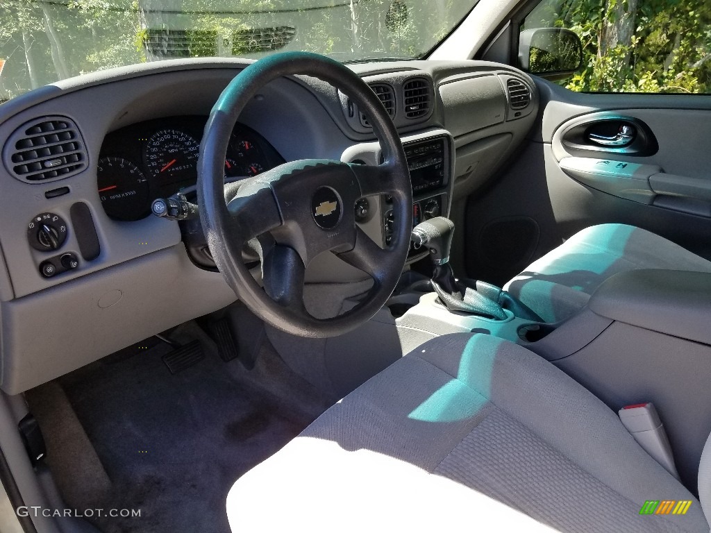 2007 TrailBlazer LS 4x4 - Silverstone Metallic / Light Gray photo #19