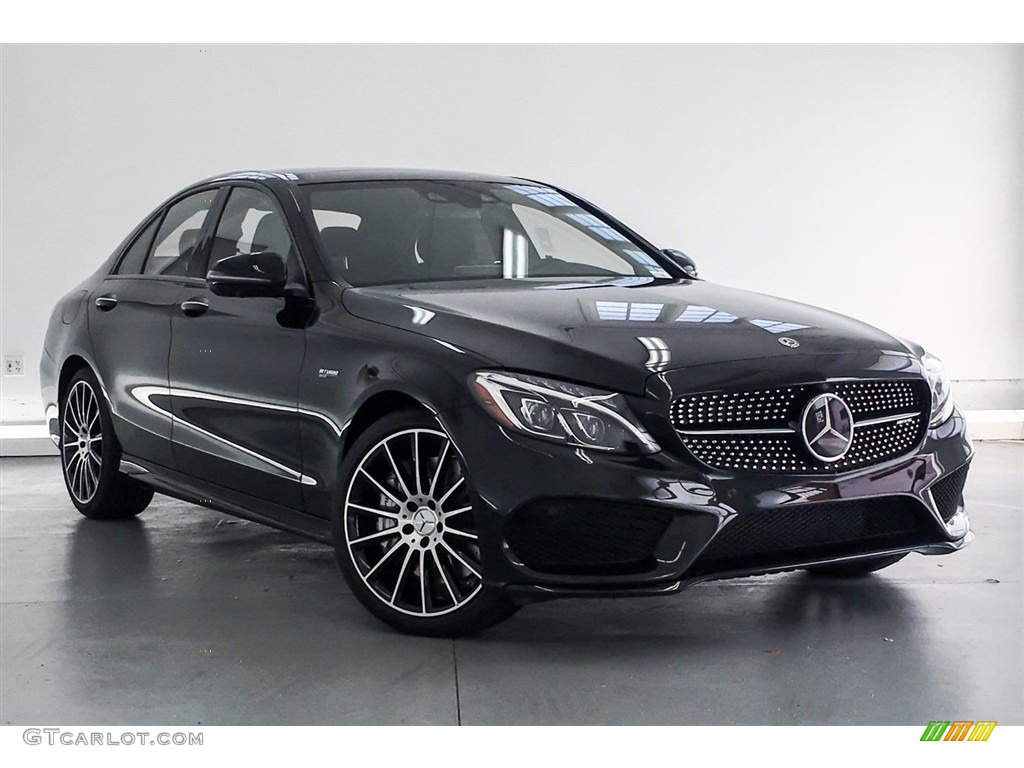 Obsidian Black Metallic 2018 Mercedes-Benz C 43 AMG 4Matic Sedan Exterior Photo #128382012