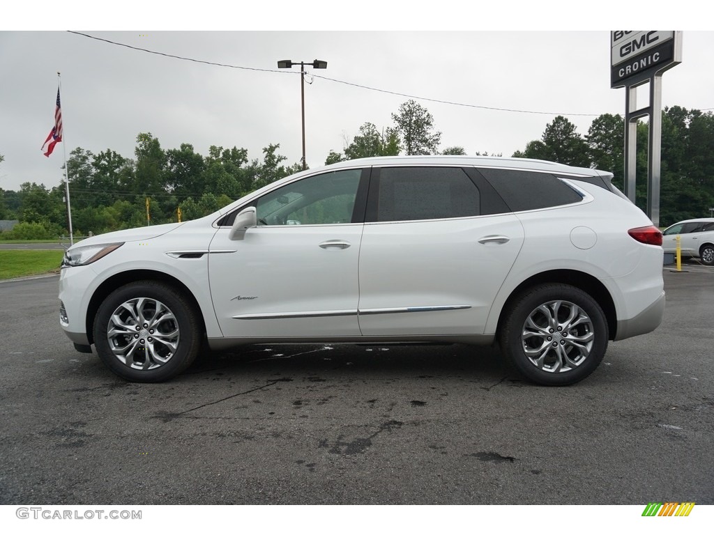 2019 Enclave Avenir - White Frost Tricoat / Shale/Ebony Accents photo #2