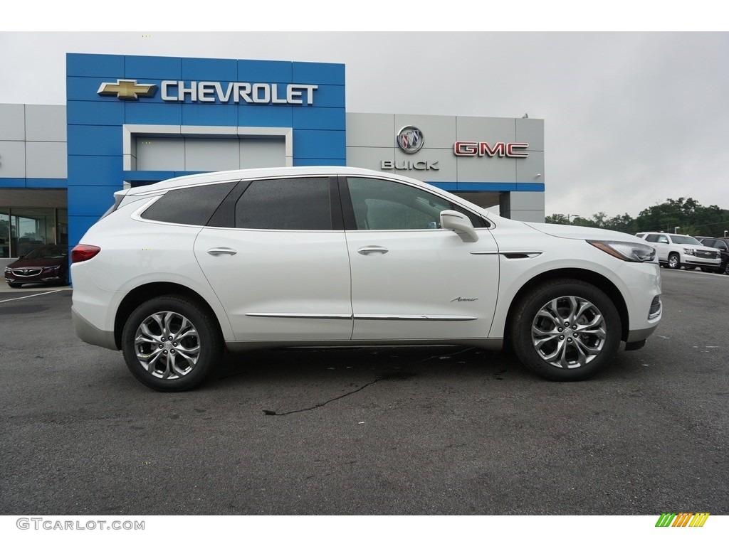 White Frost Tricoat 2019 Buick Enclave Avenir Exterior Photo #128382393