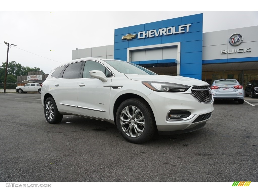 2019 Enclave Avenir - White Frost Tricoat / Shale/Ebony Accents photo #23