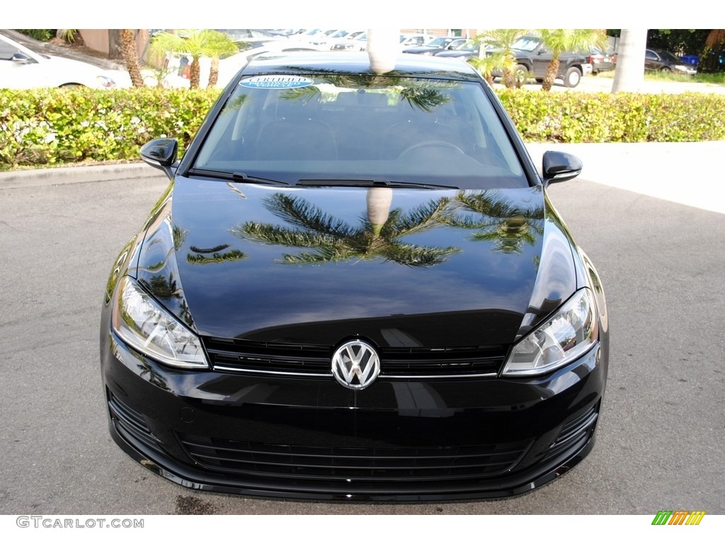 2015 Golf 4 Door 1.8T S - Black / Black photo #3