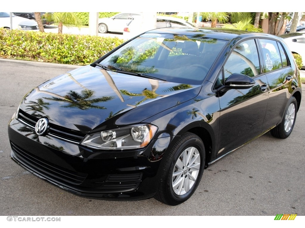 2015 Golf 4 Door 1.8T S - Black / Black photo #4