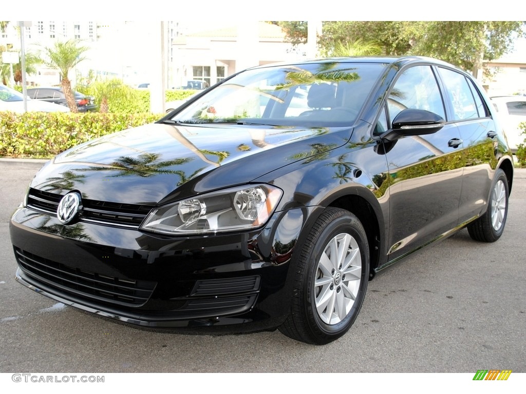 2015 Golf 4 Door 1.8T S - Black / Black photo #5
