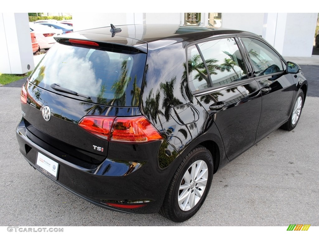 2015 Golf 4 Door 1.8T S - Black / Black photo #9