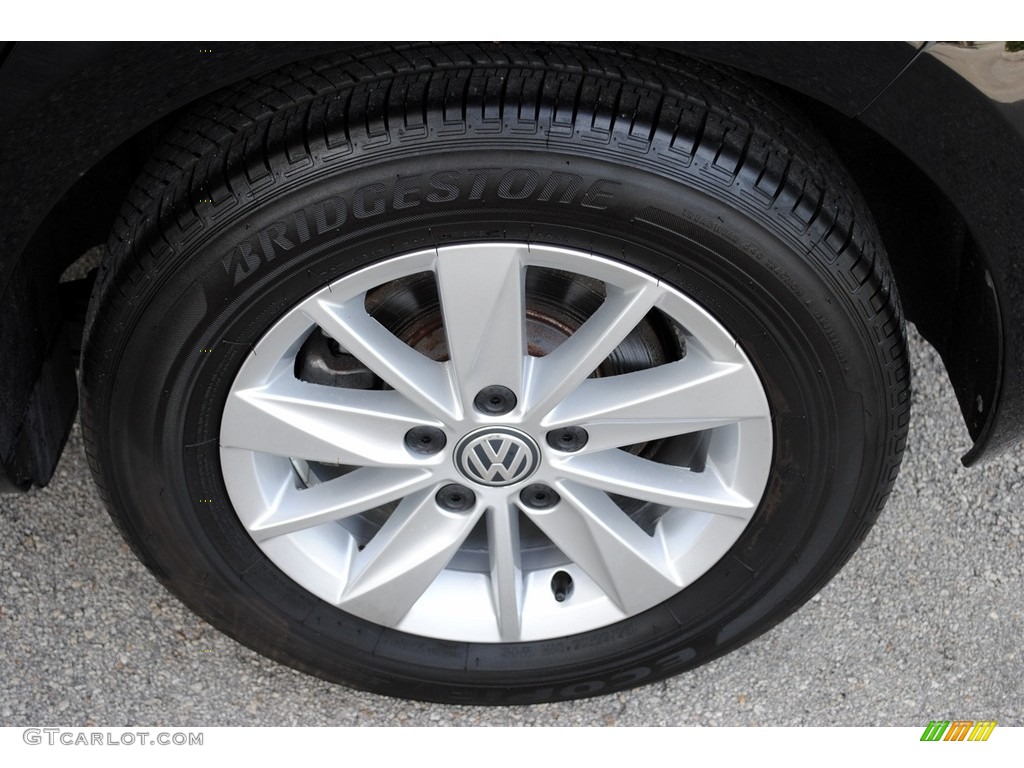 2015 Golf 4 Door 1.8T S - Black / Black photo #11