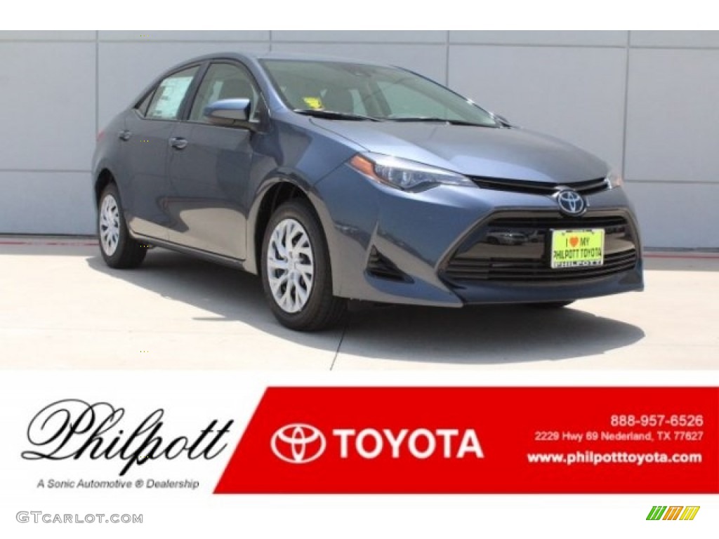 2019 Corolla LE - Slate Metallic / Ash/Dark Gray photo #1