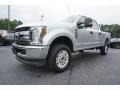 2018 Ingot Silver Ford F250 Super Duty XLT Crew Cab 4x4  photo #3