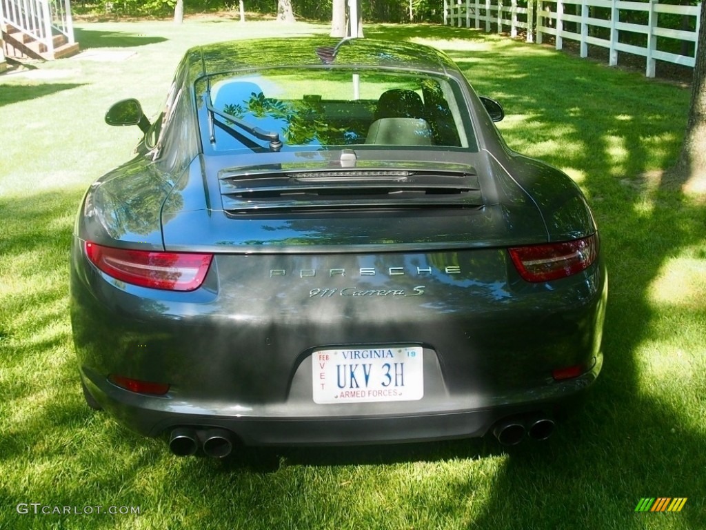 2012 911 Carrera S Coupe - Meteor Grey Metallic / Stone Grey photo #6