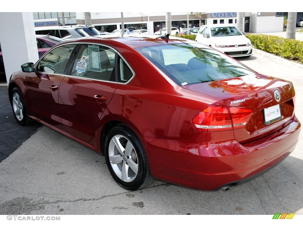 2015 Passat Wolfsburg Edition Sedan - Fortana Red Metallic / Titan Black photo #6
