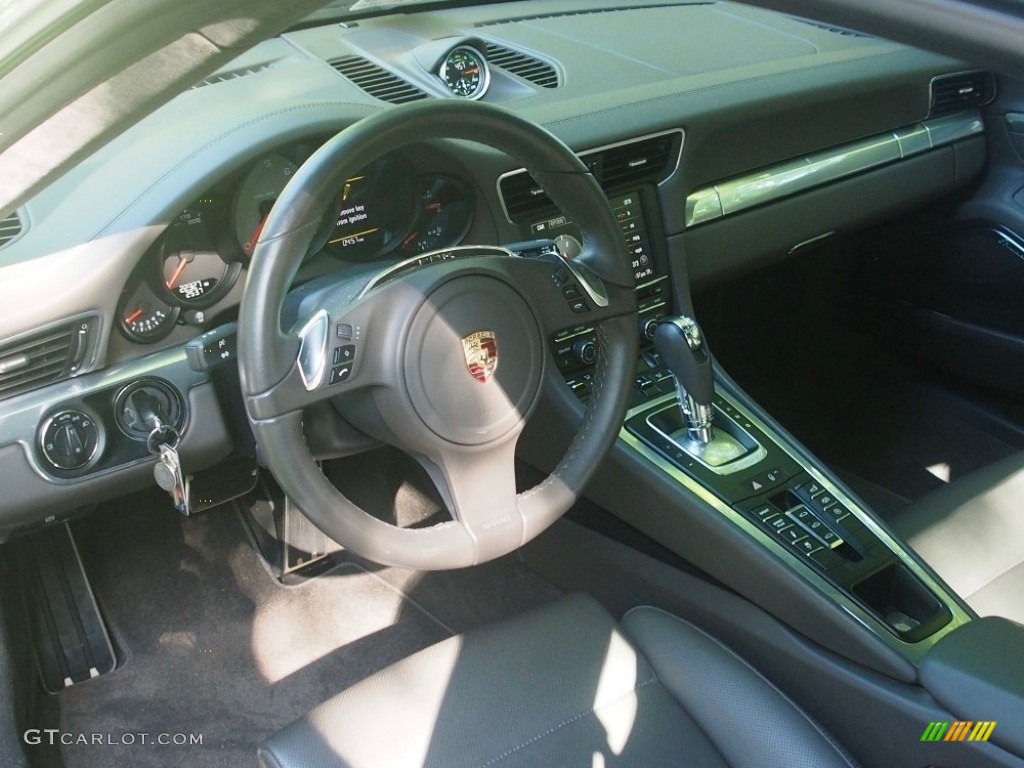 2012 911 Carrera S Coupe - Meteor Grey Metallic / Stone Grey photo #8