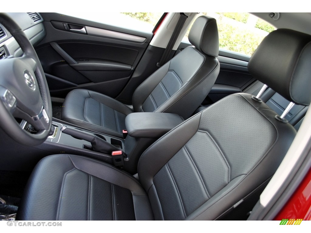 2015 Passat Wolfsburg Edition Sedan - Fortana Red Metallic / Titan Black photo #14