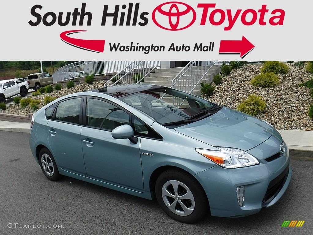 2015 Prius Four Hybrid - Sea Glass Pearl / Misty Gray photo #1