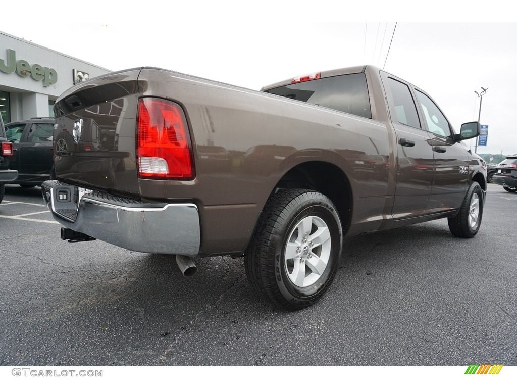 2018 1500 Express Quad Cab - Walnut Brown Metallic / Black/Diesel Gray photo #12