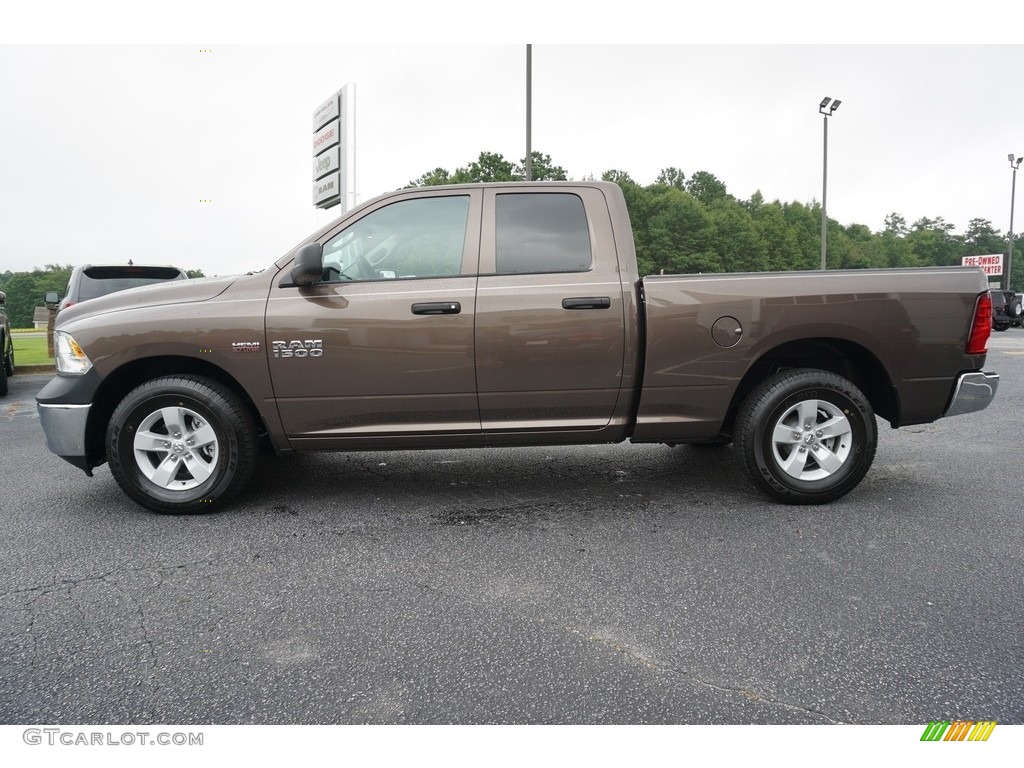 2018 1500 Express Quad Cab - Walnut Brown Metallic / Black/Diesel Gray photo #15