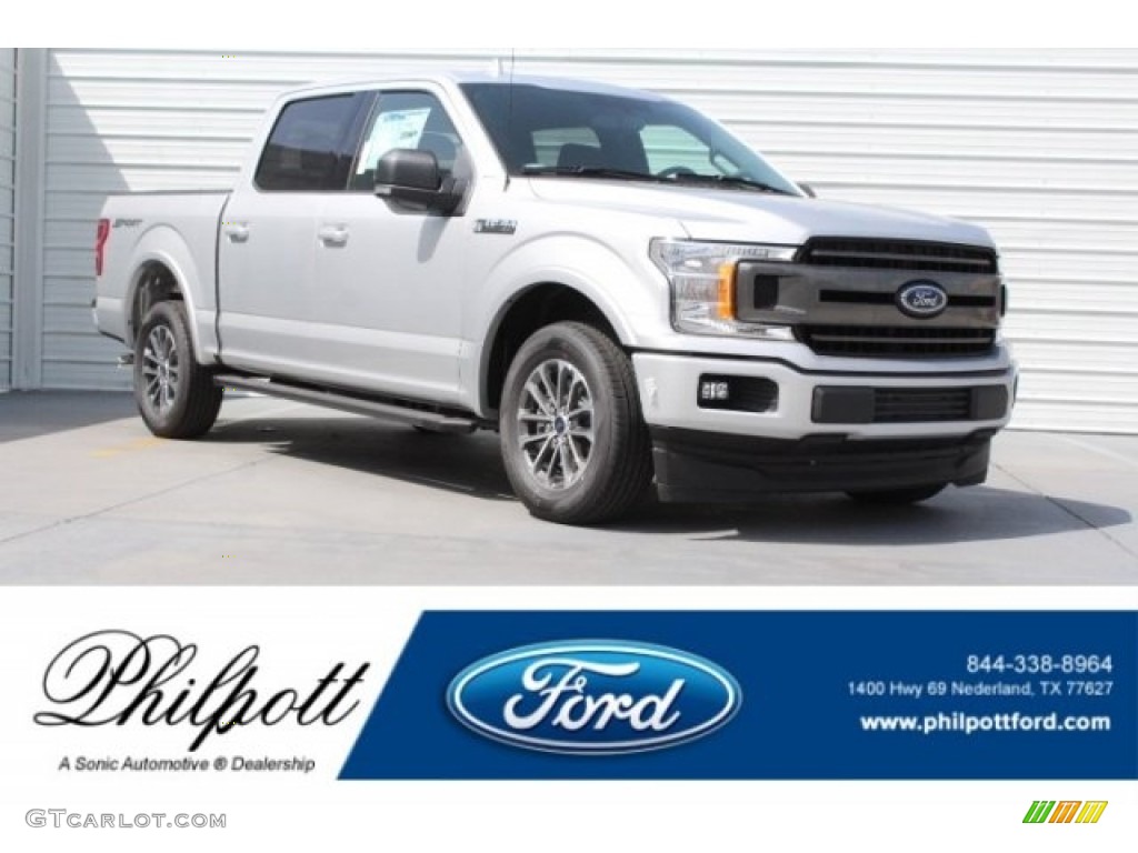 2018 F150 XLT SuperCrew - Ingot Silver / Black photo #1