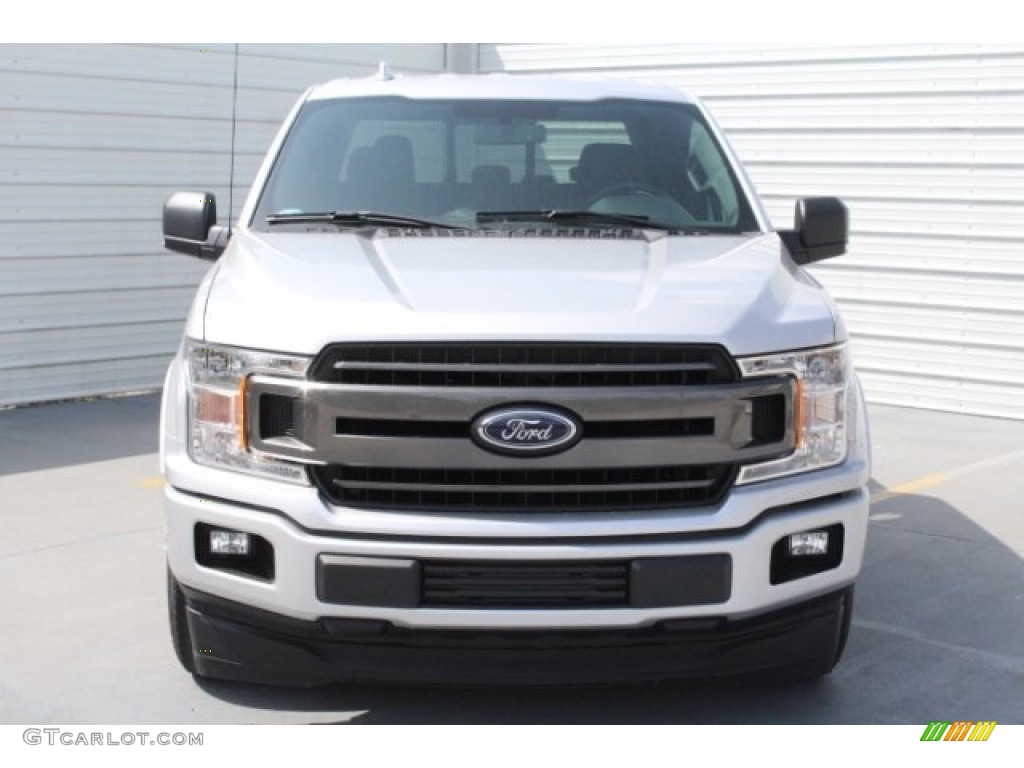 2018 F150 XLT SuperCrew - Ingot Silver / Black photo #2