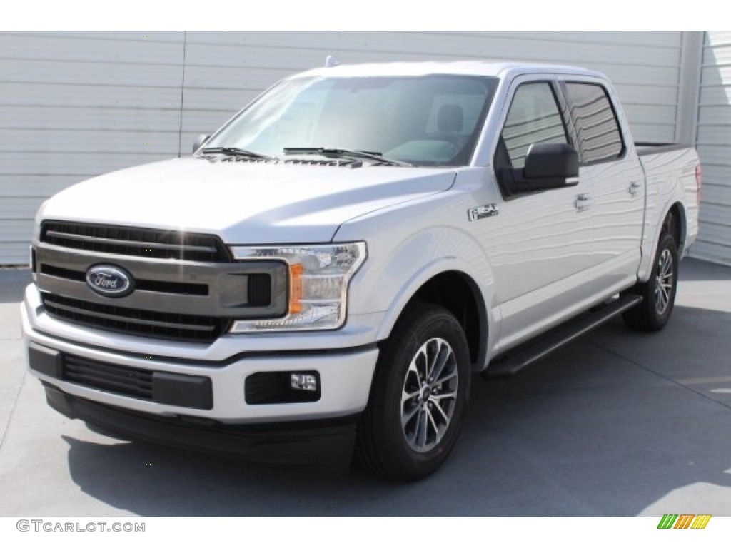 2018 F150 XLT SuperCrew - Ingot Silver / Black photo #3