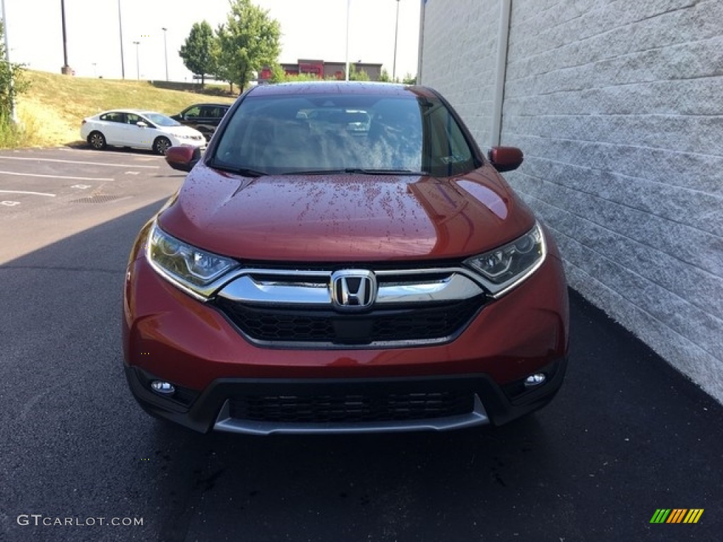 2018 CR-V EX AWD - Molten Lava Pearl / Ivory photo #2