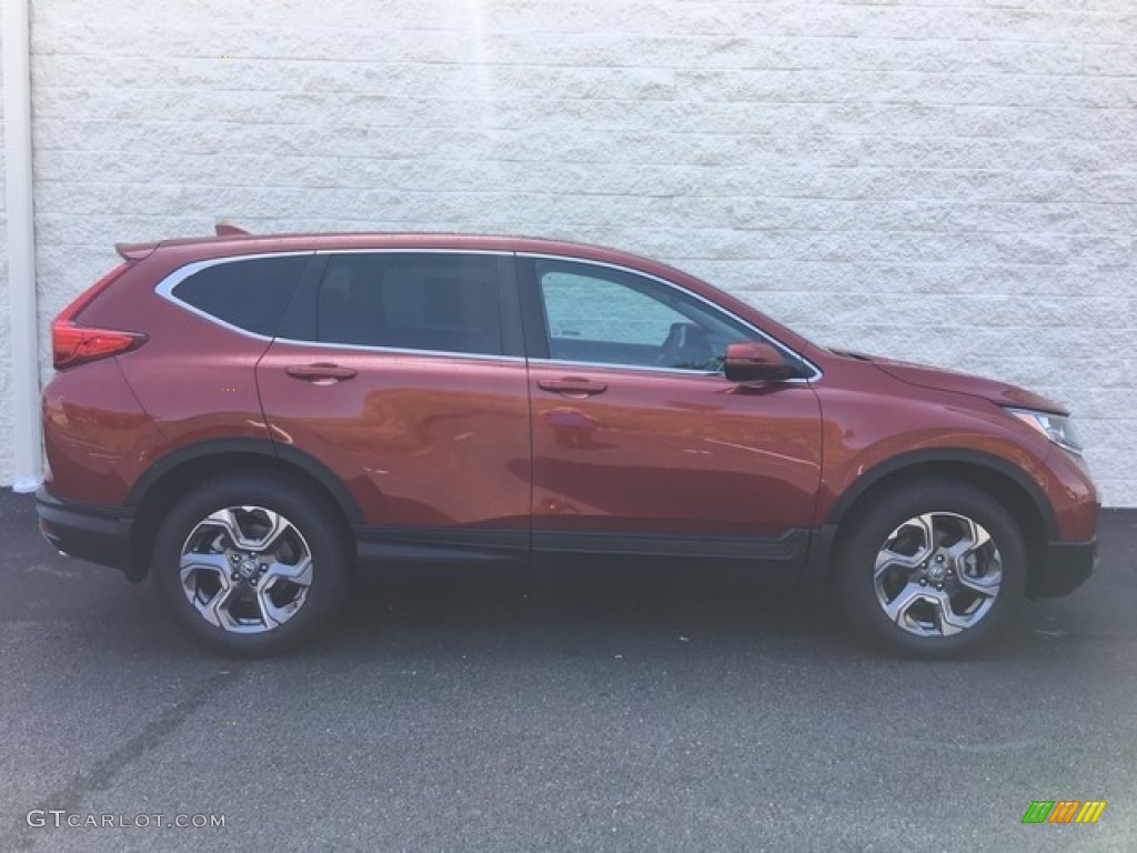 2018 CR-V EX AWD - Molten Lava Pearl / Ivory photo #3