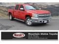 2013 Victory Red Chevrolet Silverado 1500 LT Crew Cab 4x4  photo #1