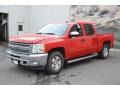 2013 Victory Red Chevrolet Silverado 1500 LT Crew Cab 4x4  photo #2