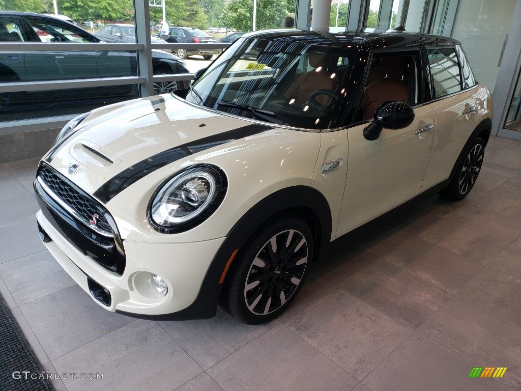 2019 Hardtop Cooper S 4 Door - Pepper White / Chesterfield Malt Brown photo #3