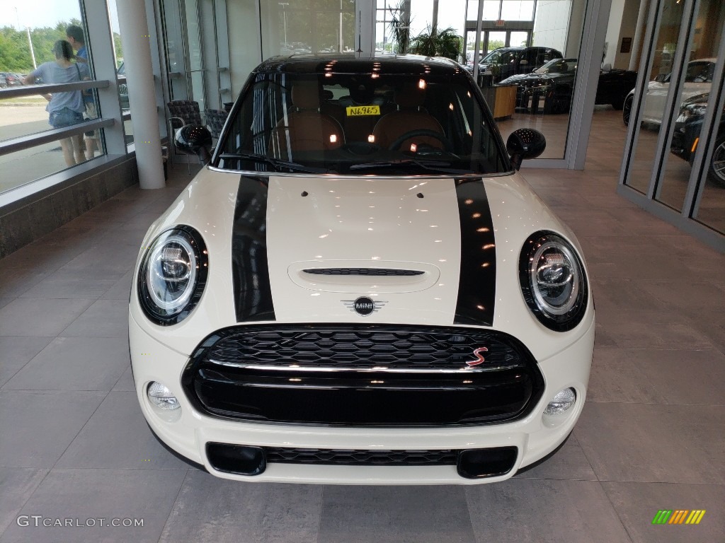 2019 Hardtop Cooper S 4 Door - Pepper White / Chesterfield Malt Brown photo #4