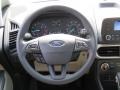 2018 Ford EcoSport Ebony Black Interior Steering Wheel Photo