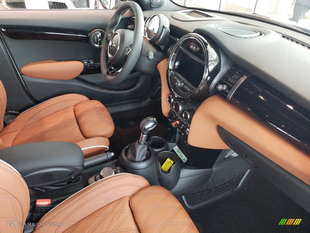Chesterfield Malt Brown Interior 2019 Mini Hardtop Cooper S 4 Door Photo #128399973