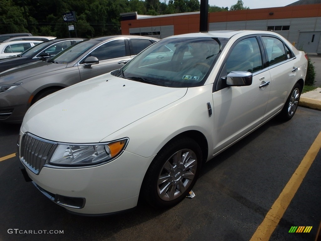 2012 MKZ FWD - Crystal Champagne Metallic Tri-Coat / Light Camel photo #1