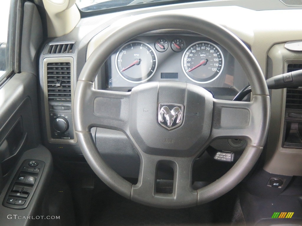 2010 Ram 2500 ST Crew Cab 4x4 - Brilliant Black Crystal Pearl / Dark Slate/Medium Graystone photo #10