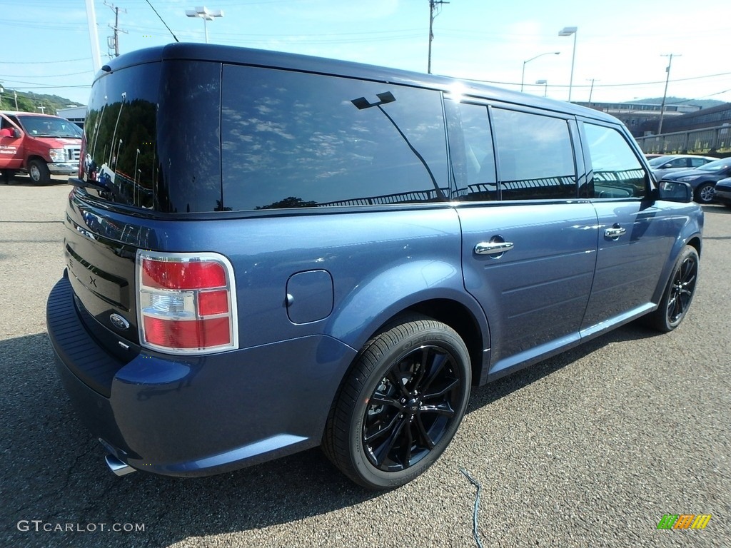 2018 Flex SEL AWD - Blue / Dark Earth Gray/Light Earth Gray photo #3