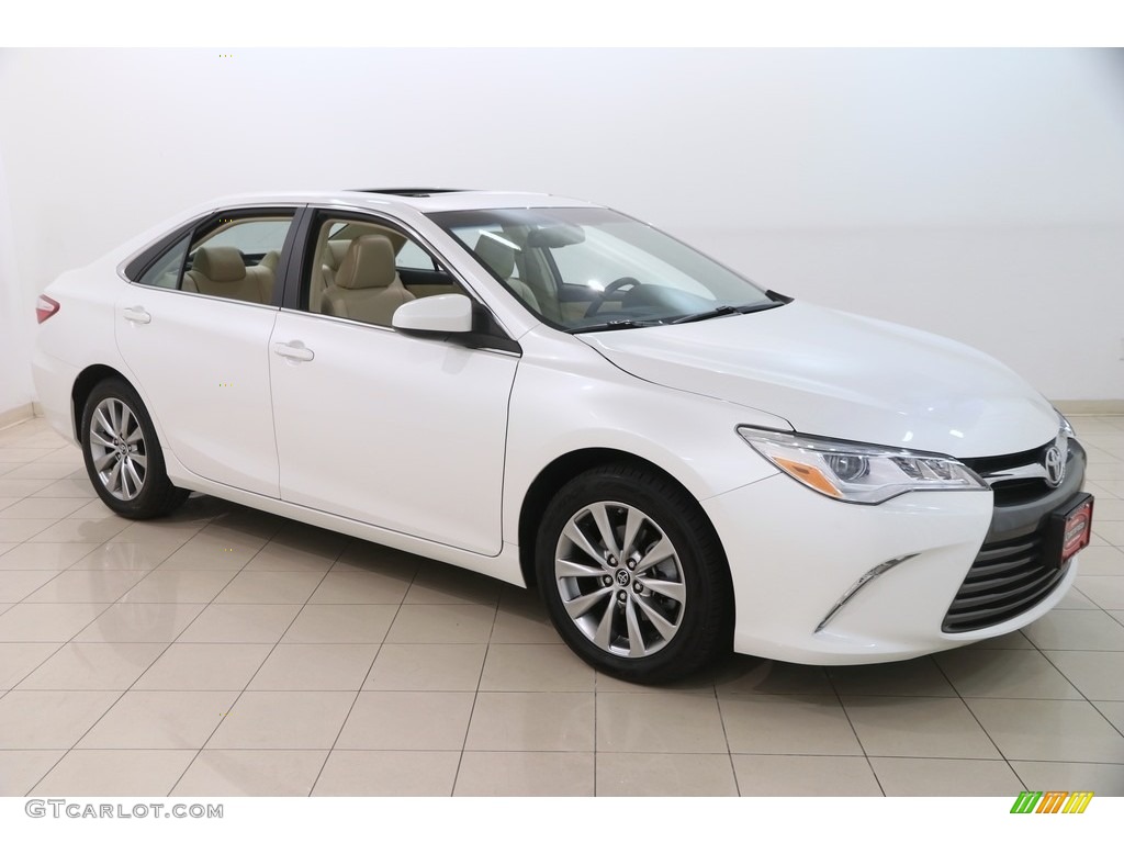 2015 Blizzard Pearl White Toyota Camry Xle V6 128379736