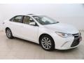  2015 Camry XLE V6 Blizzard Pearl White