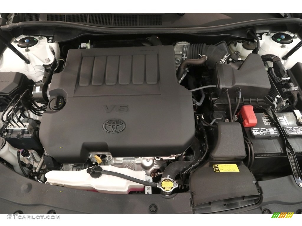 2015 Camry XLE V6 - Blizzard Pearl White / Almond photo #23