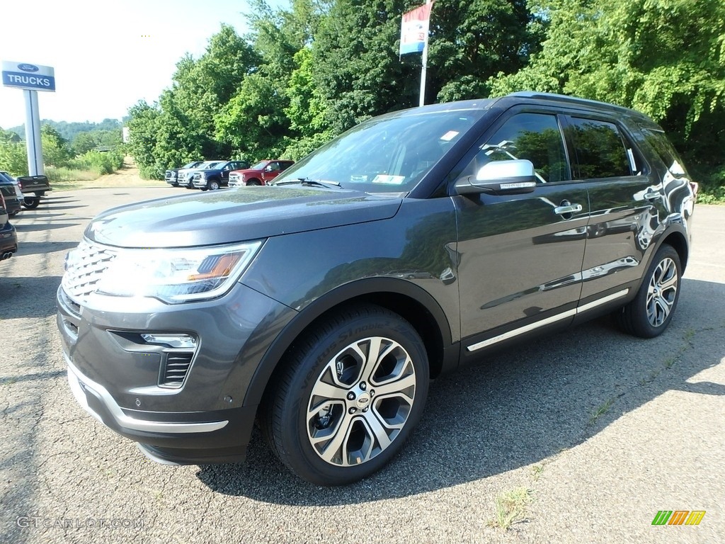 2018 Explorer Platinum 4WD - Magnetic Metallic / Ebony Black photo #7
