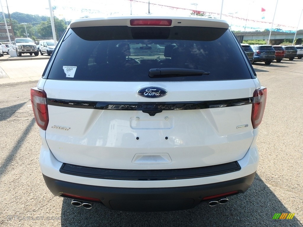 2018 Explorer Sport 4WD - White Platinum / Ebony Black photo #4