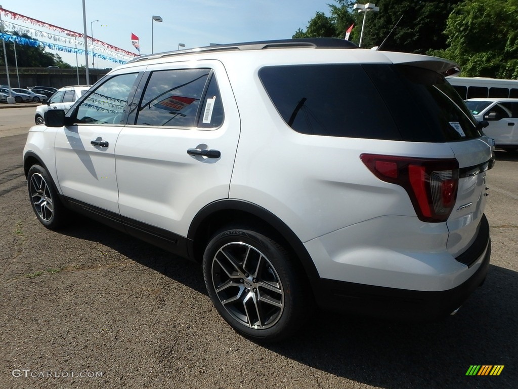 2018 Explorer Sport 4WD - White Platinum / Ebony Black photo #5