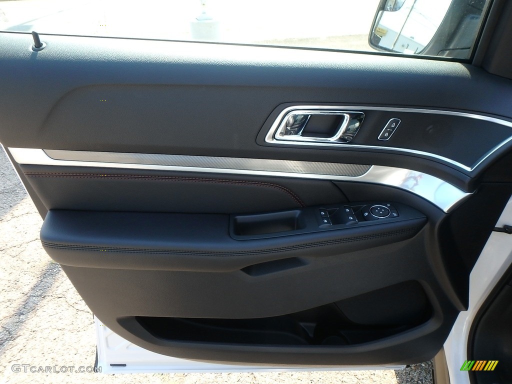 2018 Explorer Sport 4WD - White Platinum / Ebony Black photo #14
